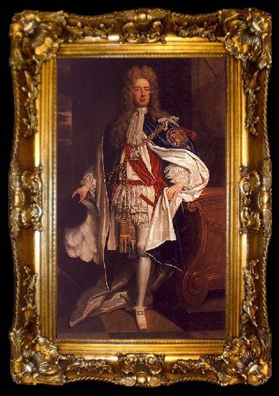 framed  Sir Godfrey Kneller John, First Duke of Marlborough, ta009-2